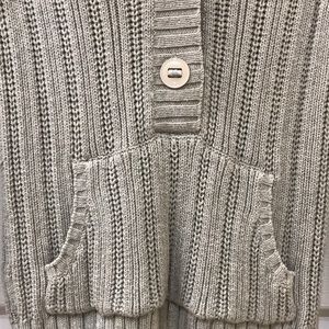 Old Navy Sweaters - Gray Button Up Sweater with a Hood Old Navy Sweaters - Gray Button Up Sweater with a Hood